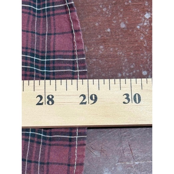 Dockers Long Sleeve Plaid Button Up Shirt‎ Men's Size L Red Black White - Picture 6 of 7